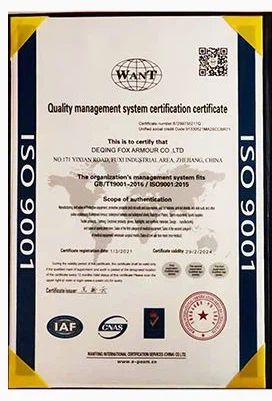 Our Certificate Our Certificate