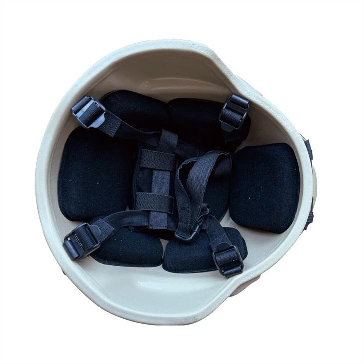 Khaki Mich Tactical Bullet Proof Helmet With PE Military