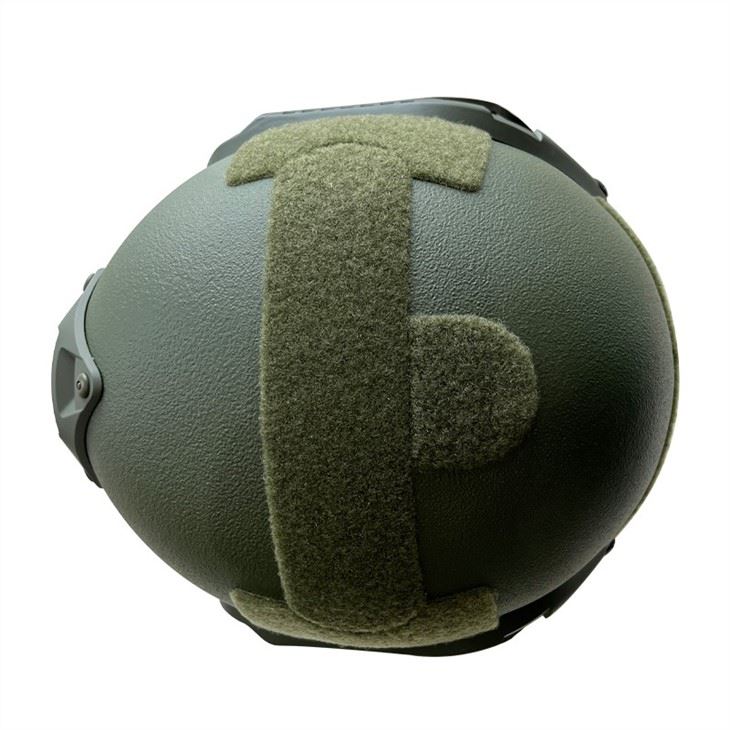 Military Bullet Proof Helmet With Accessory Rail Connectors