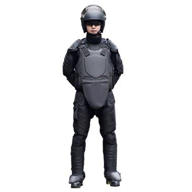Askeri için Yüksek Etkili Anti İsyan Suit Polis Tam Vücut Zırh Güvenlik Suit