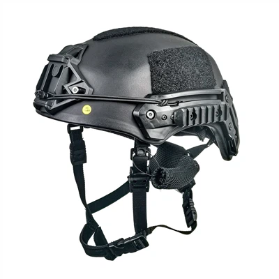 Siyah Balistik Kurşun Geçirmez Wendy Kask